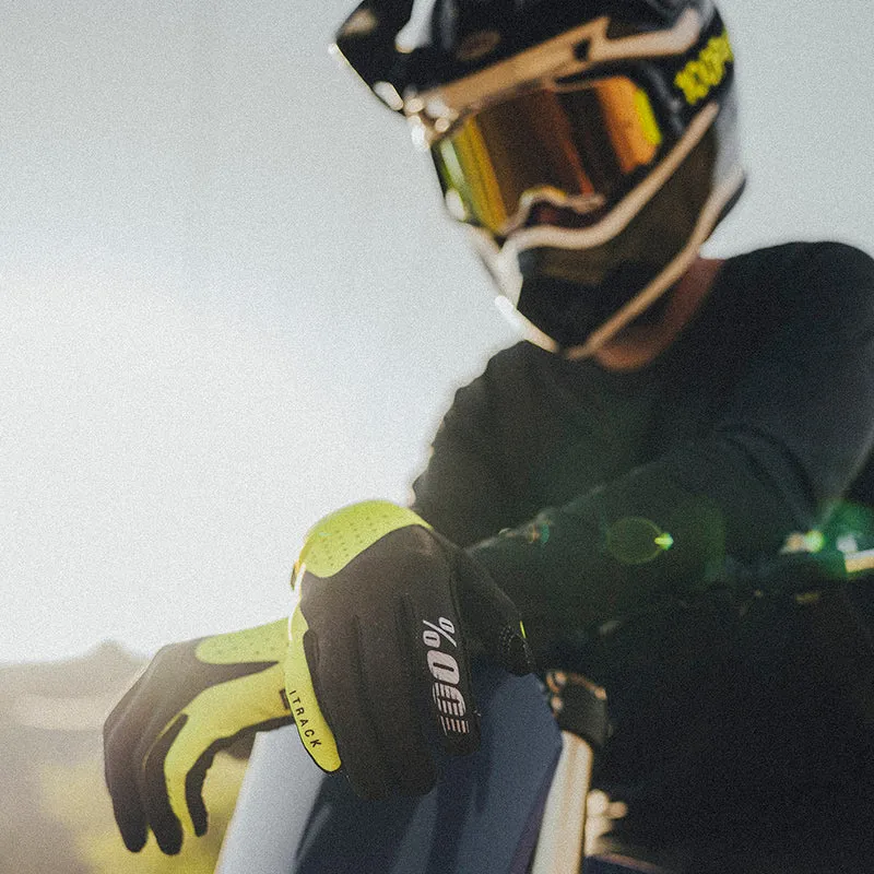 ITRACK Gloves Black/Fluo Yellow