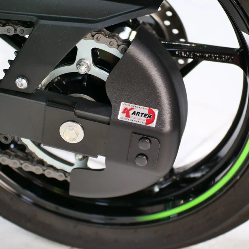 KAWASAKI NINJA 7 HYBRID - SCHWARZER Satin-Kettenschutz