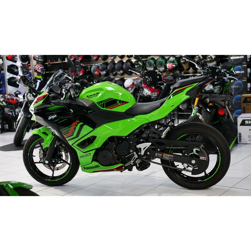 KAWASAKI NINJA 7 HYBRID - SCHWARZER Satin-Kettenschutz