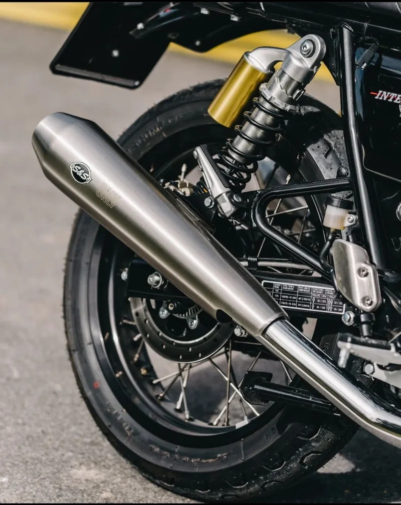 Paar Schalldämpfer S&S Royal Enfield Interceptor / continental GT 650