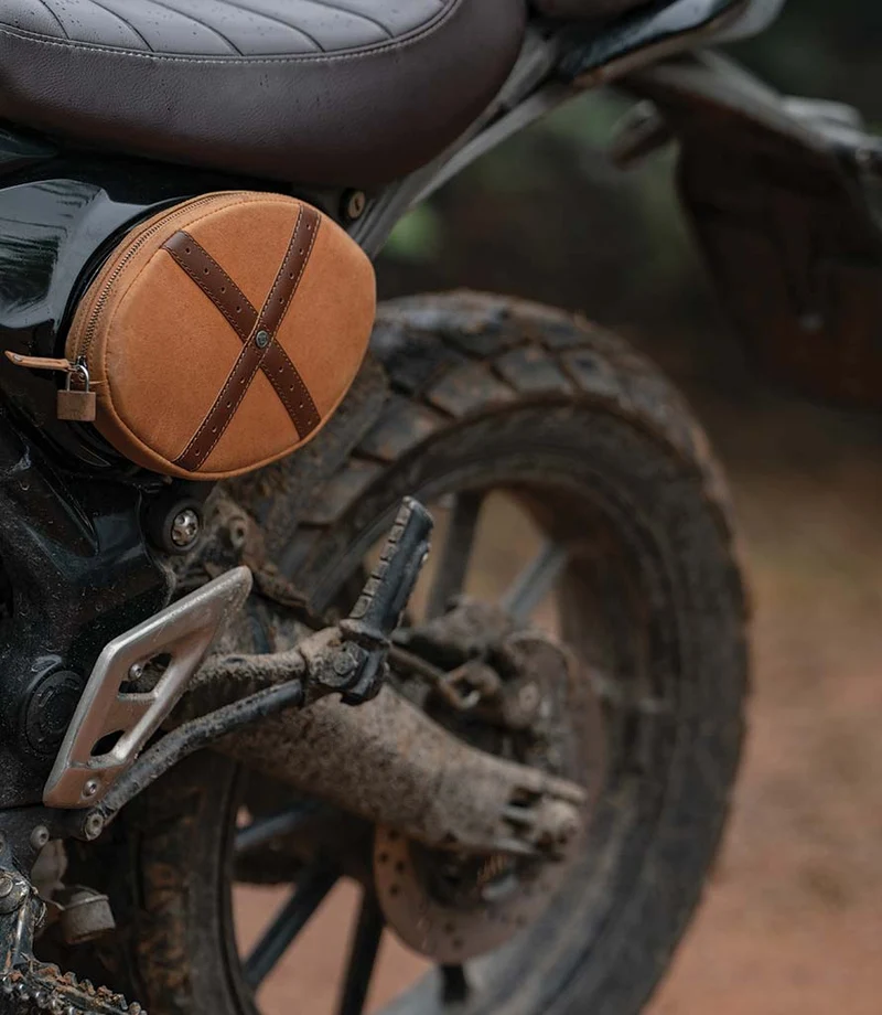 Borsa Laterale Egg Scrambler 400 X - Vintage Tan