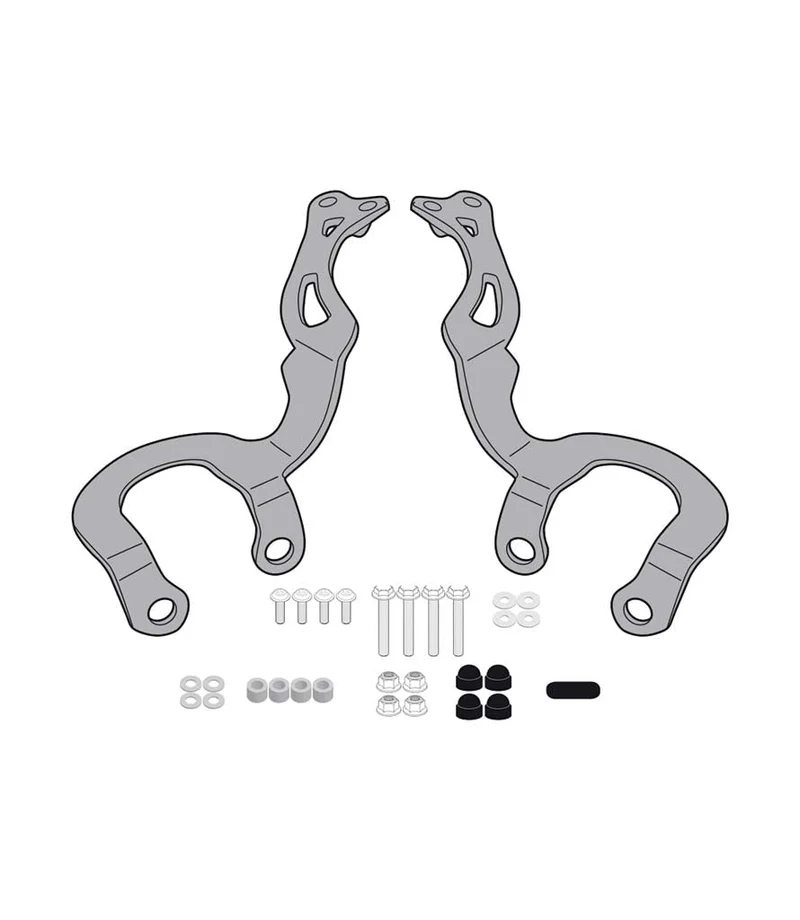 Kit Cupolino GIVI 100ALB + Attacchi AL6419A per Trident 660