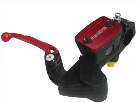 ROTER Radial-Hauptbremszylinder, integrierter Behälter, klappbar, 10,5-mm-Kolben, Offroad, Scoot-Pitbikes ACCOSSATO