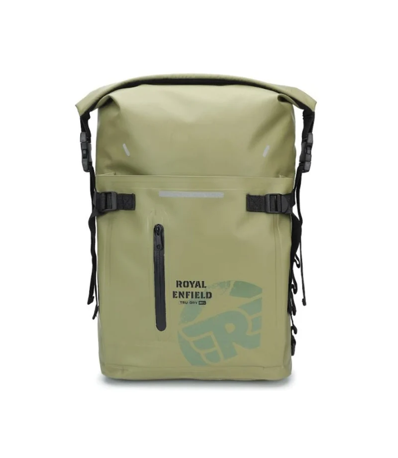Zaino Roll Top Verde 25L - Royal Enfield