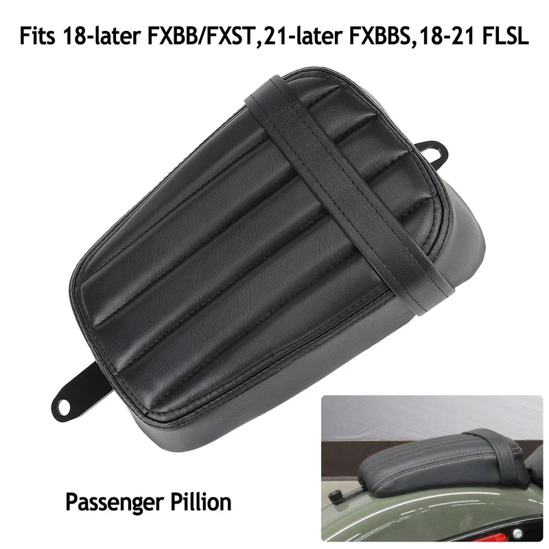 Passenger Pillion Seat For Harley Softail Slim FLSL 2018-2021,Street Bob/114 FXBBS