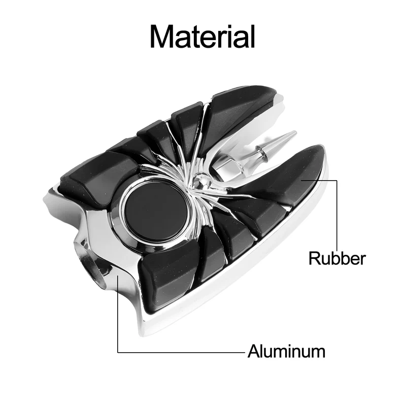 Wide Footpegs For Kawasaki Vulcan S EN650 2015-2023 w/Rubber Inlays Wear Pegs