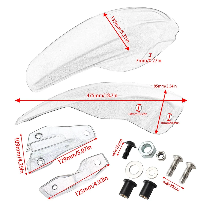 Rear Fender Hugger Mudguard For Triumph Tiger 1200 GT Pro Explorer Rally Explorer 2022-ON