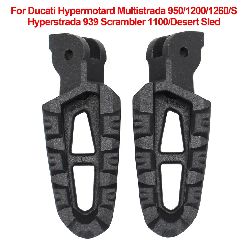 Footrests For Ducati Hypermotard Multistrada 950/1200/1260/S Hyperstrada 939 Scrambler 1100/Desert Sled Foot Pegs