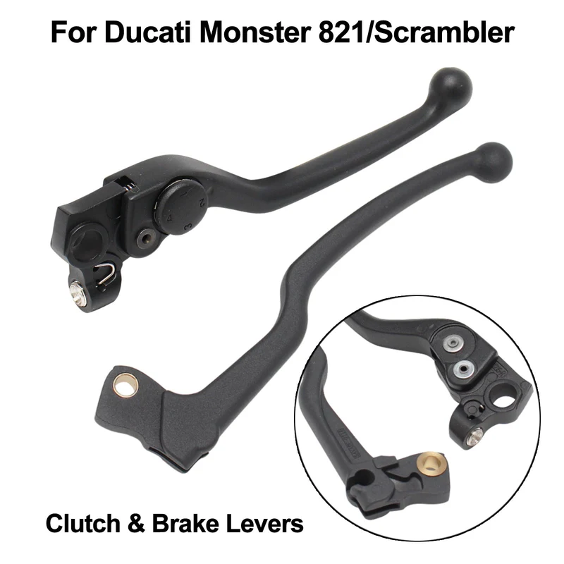 Clutch Brake Levers For Ducati Monster 821/Dark/Stripe 797, Scrambler/400 Sixty2, Multistrada 950