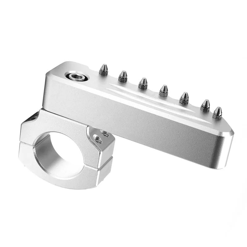 Universal Crash Bar Highway Footrest Foot Pegs Pedals 22-28mm Rotatable Aluminum