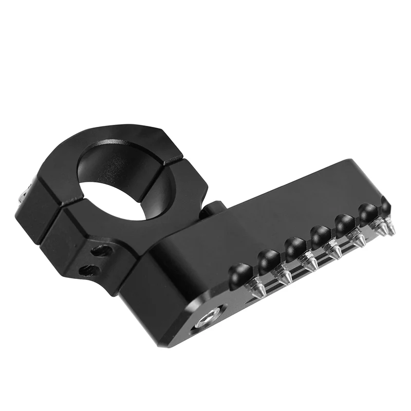 Universal Crash Bar Highway Footrest Foot Pegs Pedals 22-28mm Rotatable Aluminum