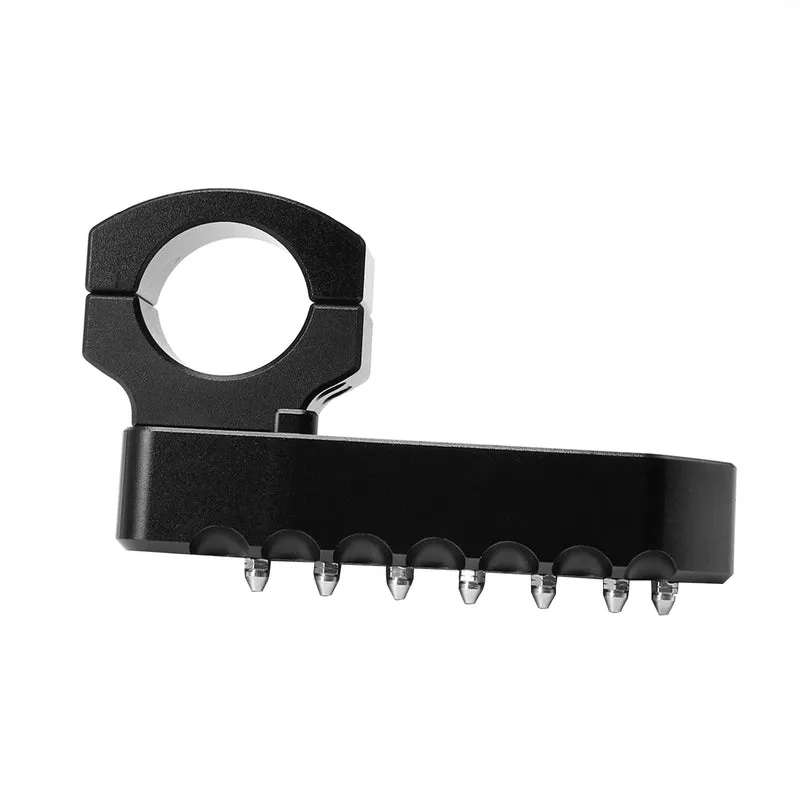 Universal Crash Bar Highway Footrest Foot Pegs Pedals 22-28mm Rotatable Aluminum
