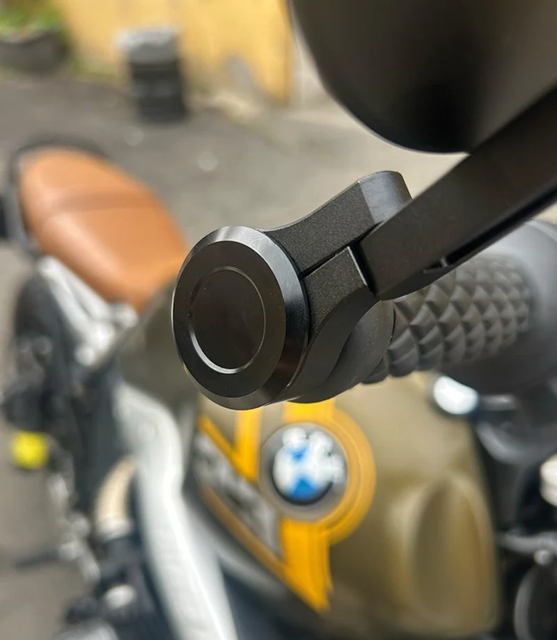 Kit Specchietti Bar End Slim con Adattatori BMW R12 (2024+) – Omologati ECE