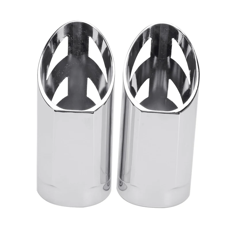 Chrome/Black Upper Fork Slider Covers For Harley Touring Models 1997-2017 Front Shocks