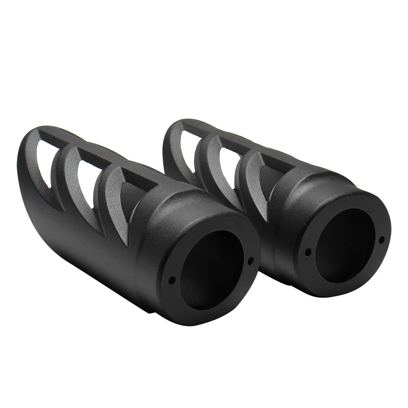 Chrome/Black Upper Fork Slider Covers For Harley Touring Models 1997-2017 Front Shocks