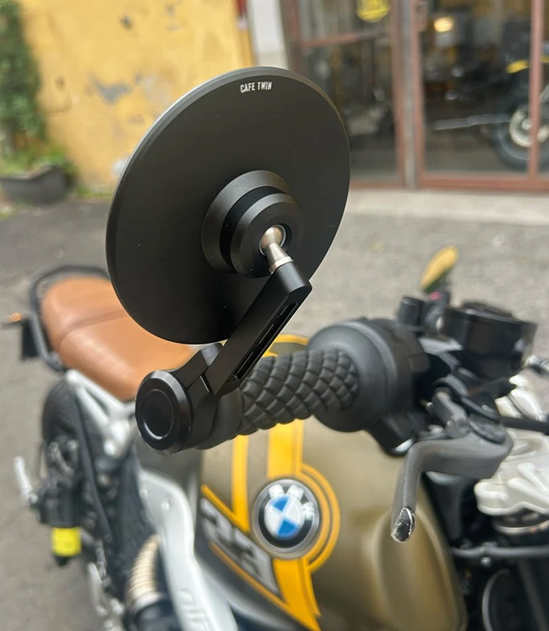 Kit Specchietti Bar End Slim con Adattatori BMW R12 (2024+) – Omologati ECE