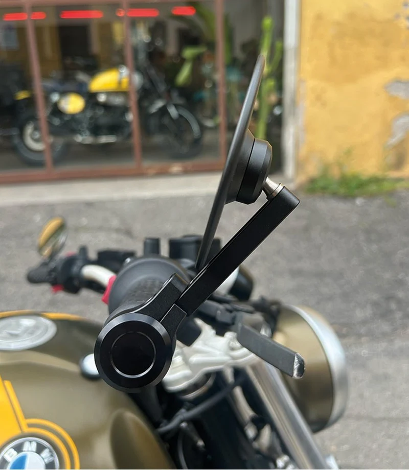 Kit Specchietti Bar End Slim con Adattatori BMW R12 (2024+) – Omologati ECE