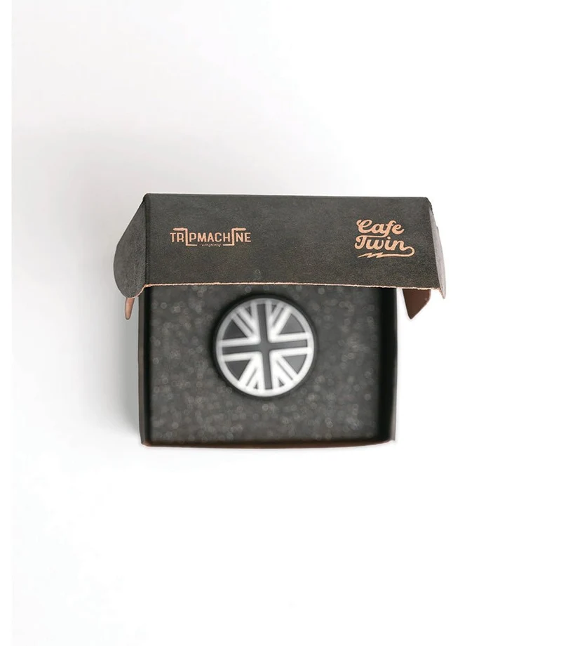 Tappo Olio Motore Nero Union Jack per Royal Enfield