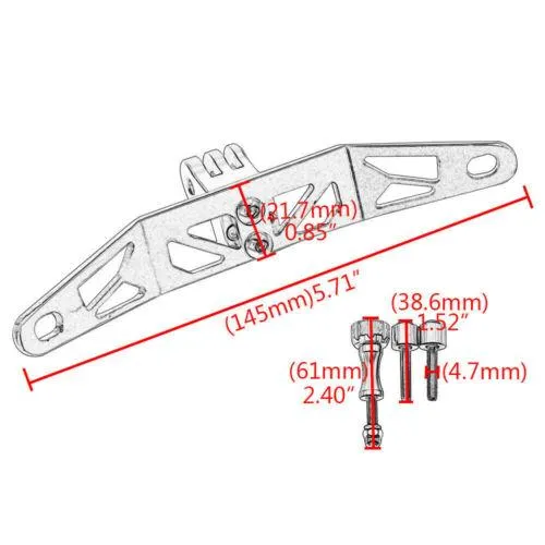 For BMW G310GS K1600B K1600GT K1600GTL Camera Mount Kit VCR Video Recorder Stand Bracket