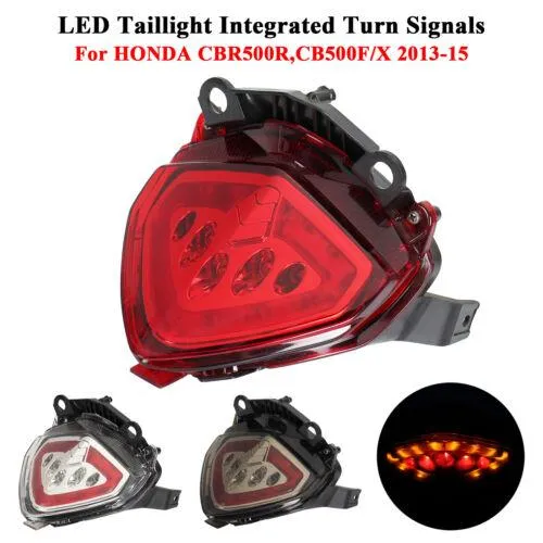 LED Taillight Integrated Turn Signals For HONDA CBR500R/CB500F/CB500X 2013-15