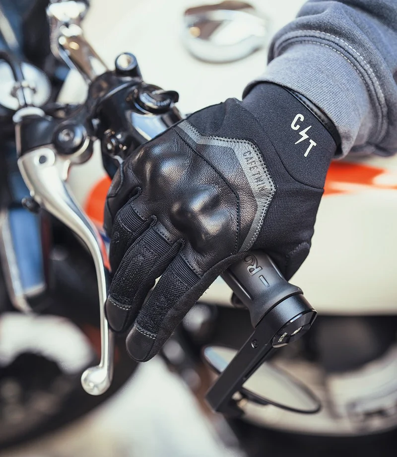 Guanti Estivi Moto ACE Neri Cafe Twin