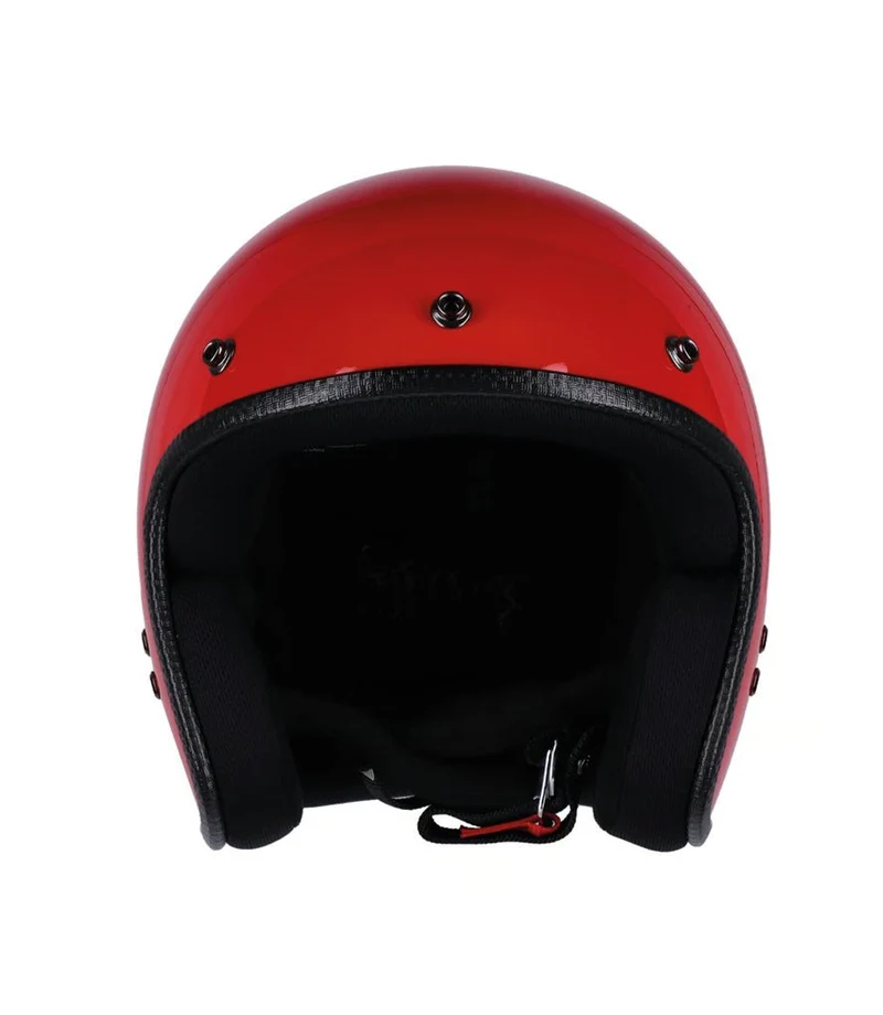 Casco Jet Vintage Flaming Red Roeg