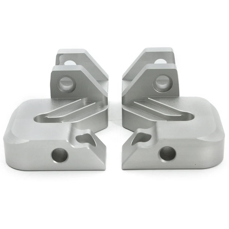 Passenger Footrest Relocation Lower Adapters For BMW R1200GS 2005-12/ADV 2006-13