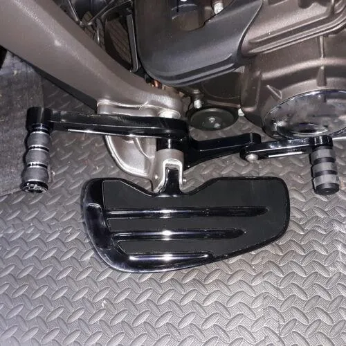Rider Floorboards W/Rubber Inlays For Indian Scout Bobber Sixty Twenty Rogue
