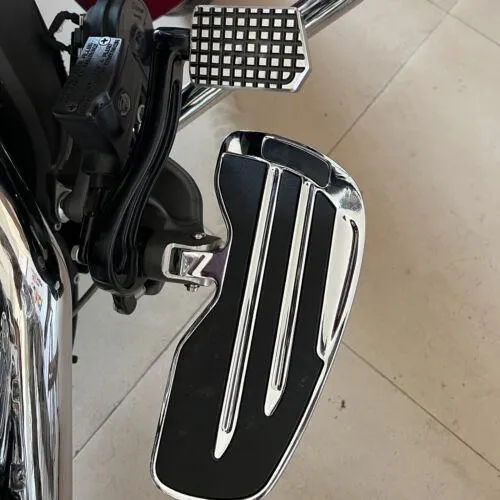 Rider Floorboards W/Rubber Inlays For Indian Scout Bobber Sixty Twenty Rogue