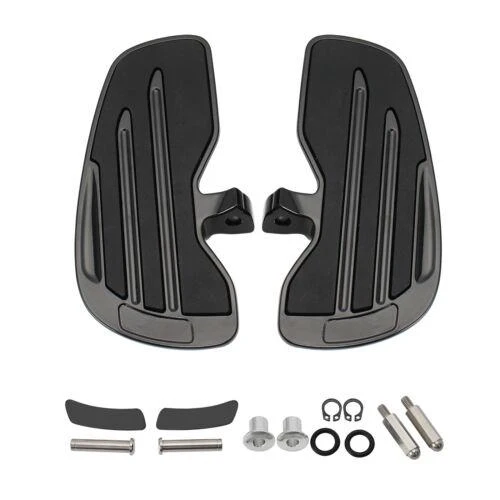 Rider Floorboards W/Rubber Inlays For Indian Scout Bobber Sixty Twenty Rogue