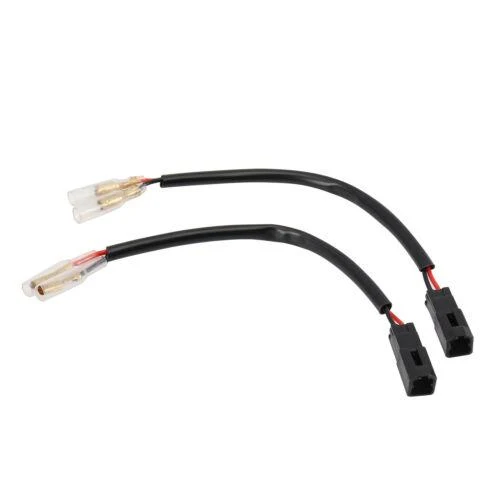 For Ducati Turn Signal 2 Pin Plug Wire Adapters Indicator Bullet Connector Cable