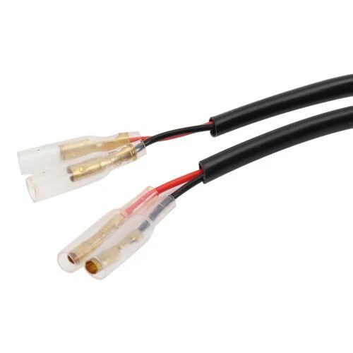 For Ducati Turn Signal 2 Pin Plug Wire Adapters Indicator Bullet Connector Cable