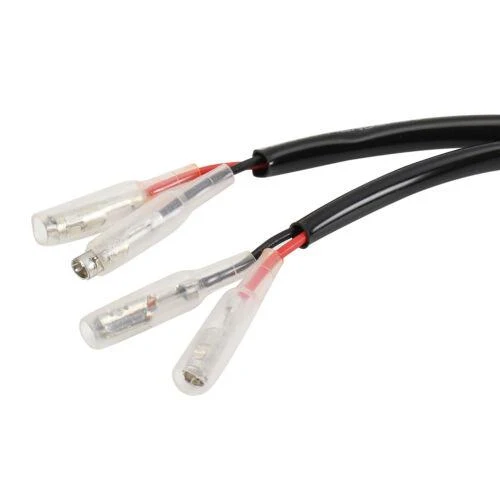 For BMW Turn Signals 2 Pin Plugs Wire Adapters Indicator Bullet Connectors Cable