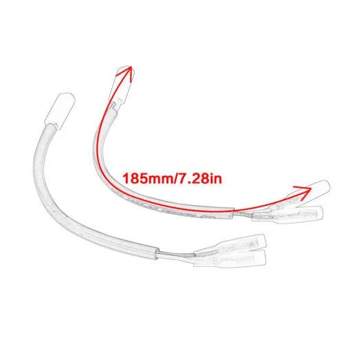 For Kawasaki Turn Signal 2-Pin Plugs Wires Adapters Indicators Connectors Cables