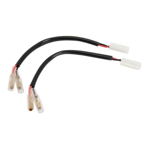 For Yamaha Turn Signals 2 Pin Plug Wire Adapter Indicator Bullet Connector Cable