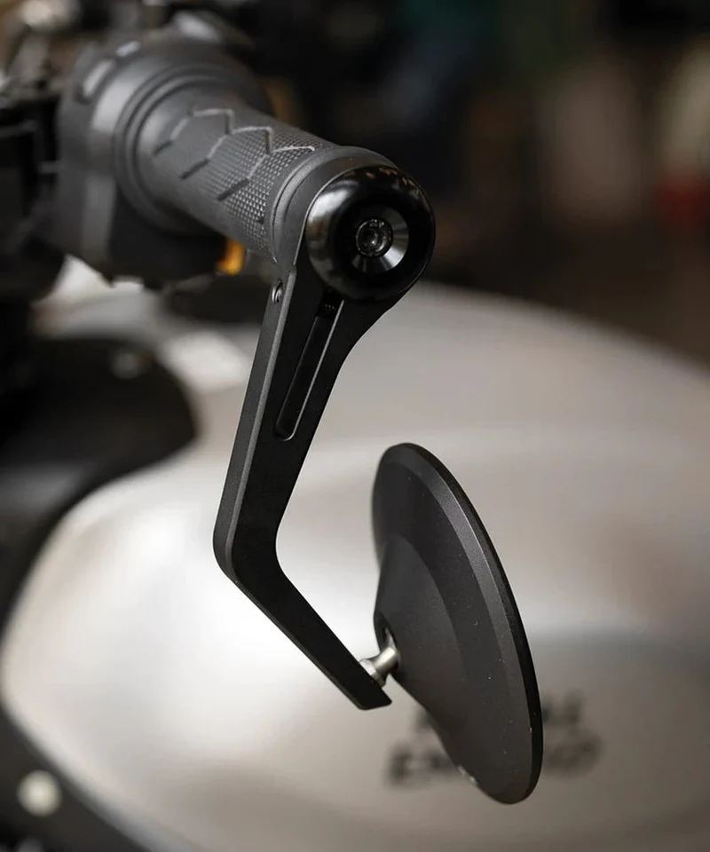 Kit Specchietti Bar End Rocker con Adattatori per Moto Guzzi V7 / V9