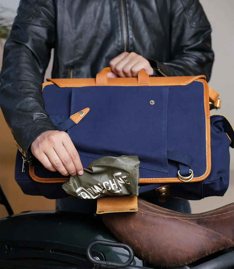 Borsa Laterale Expedition Blue - Destra