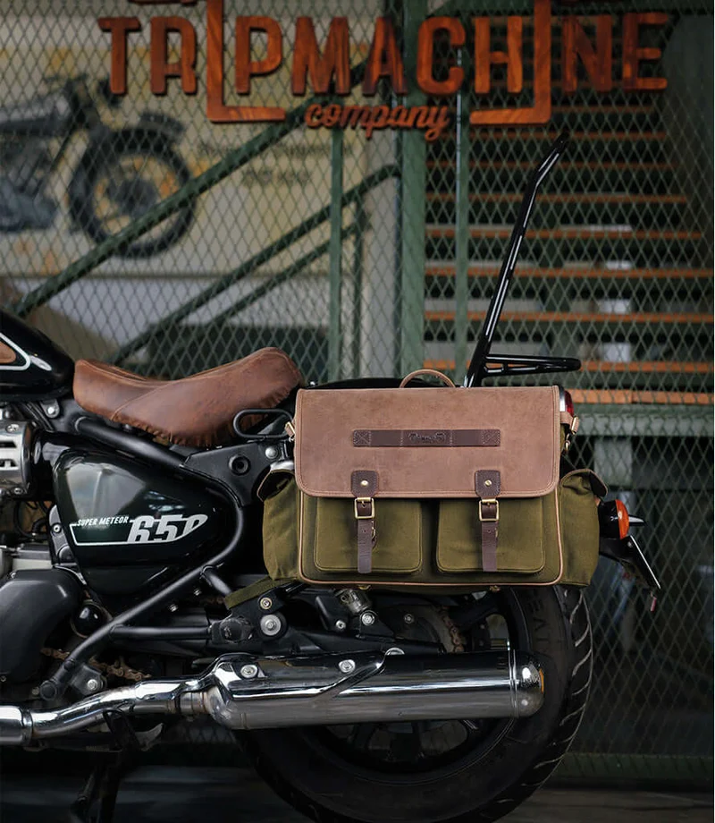 Borsa Laterale Expedition Verde - Destra