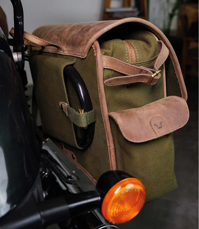 Borsa Laterale Expedition Verde - Destra