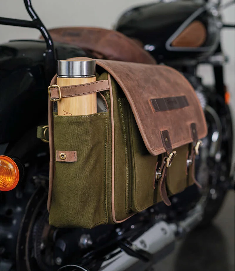 Borsa Laterale Expedition Verde - Destra