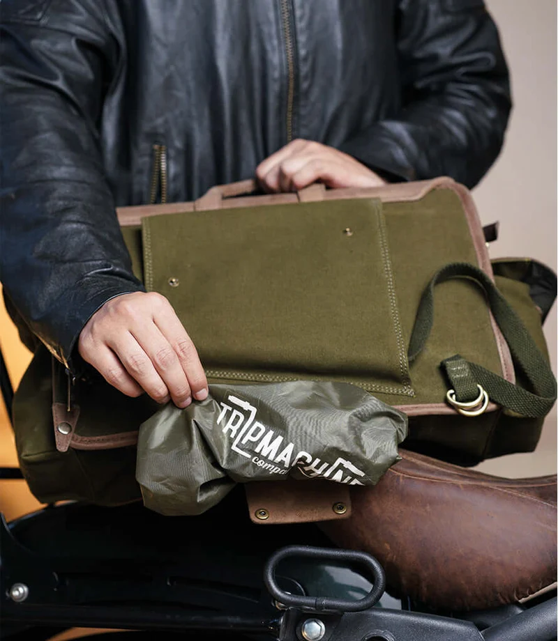 Borsa Laterale Expedition Verde - Destra