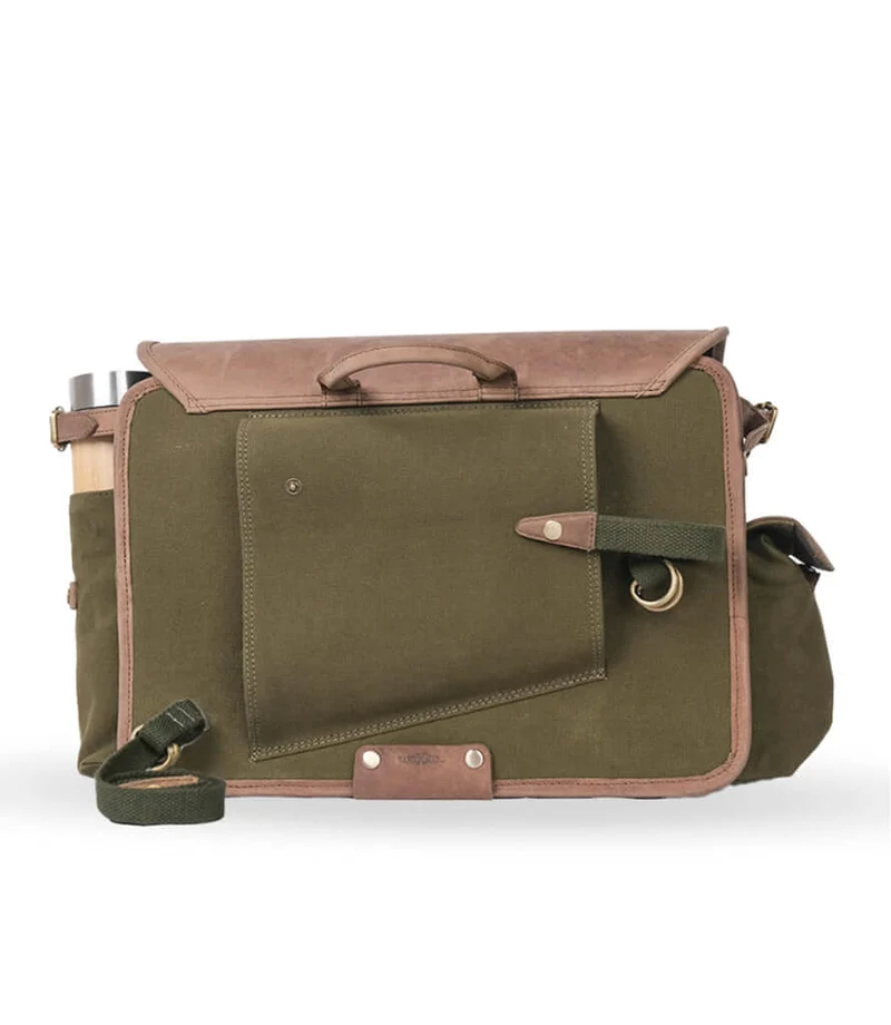 Borsa Laterale Expedition Verde - Destra