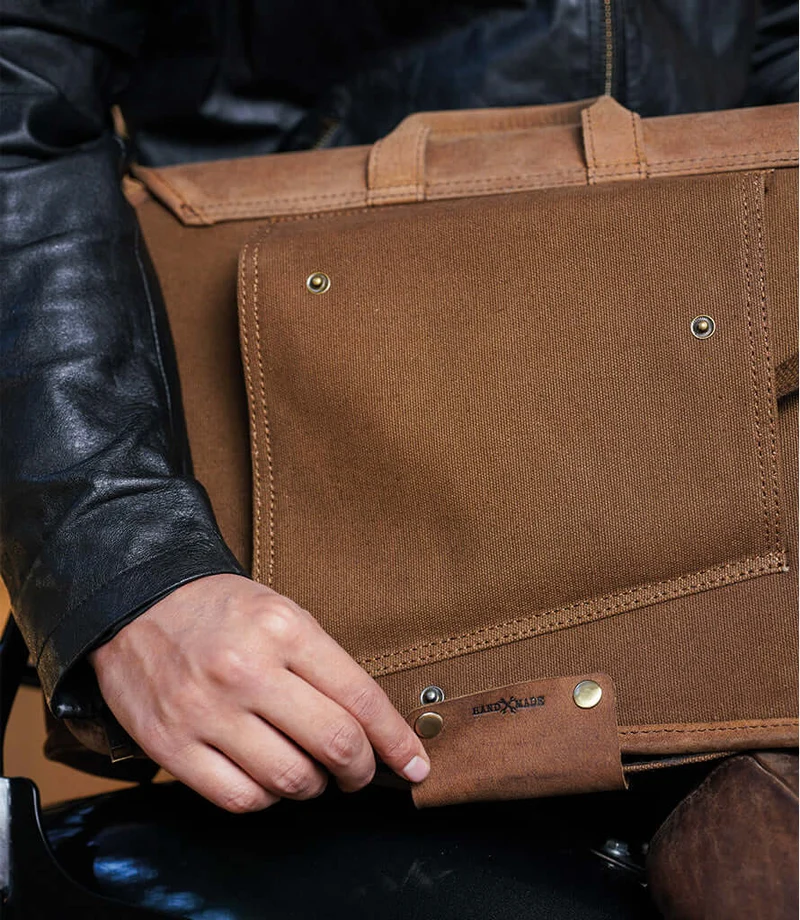 Borsa Laterale Expedition Marrone - Destra