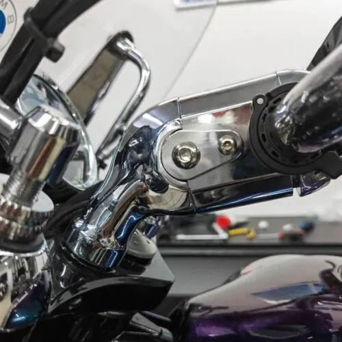 Chrome Plated Handlebar Risers For BMW R18/Classic 2020-2022 Height Up Adapters