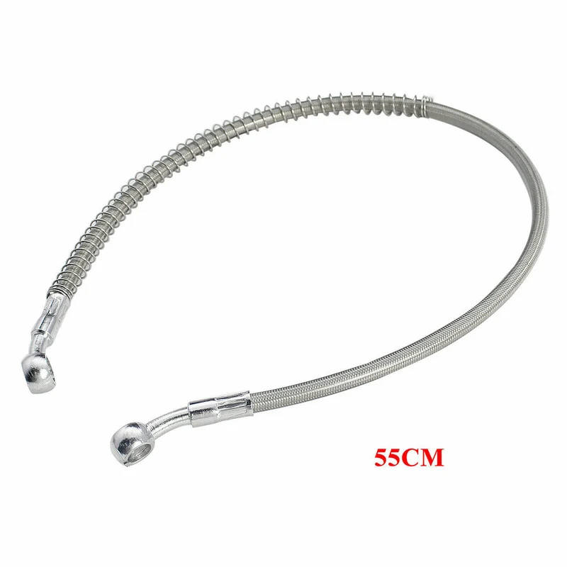 Braided Steel Brake Line Hose Clutch Oil Pipe 39/55/65/70/85/95/100/120/130/150cm