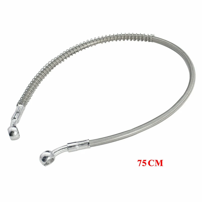 Braided Steel Brake Line Hose Clutch Oil Pipe 39/55/65/70/85/95/100/120/130/150cm