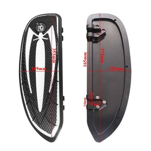 CNC Stretched Front Floorboards For Harley Touring Softail Dyna Models