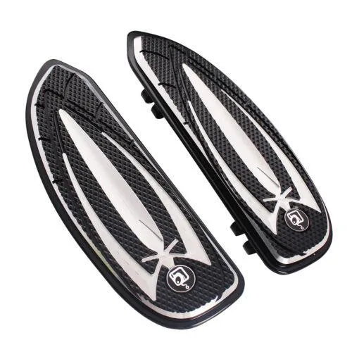 CNC Stretched Front Floorboards For Harley Touring Softail Dyna Models