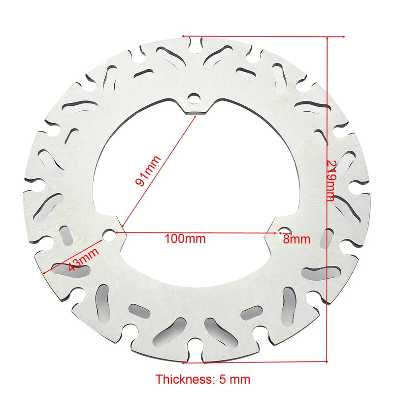 220mm Rear Brake Disc Rotor For Yamaha YZF-R3 MT-03
