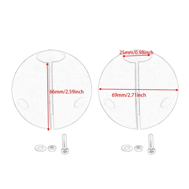 Rubber Ball Crash Bar Bumper Protector 24-32mm Motorcycle Anti-fall Frame Slider